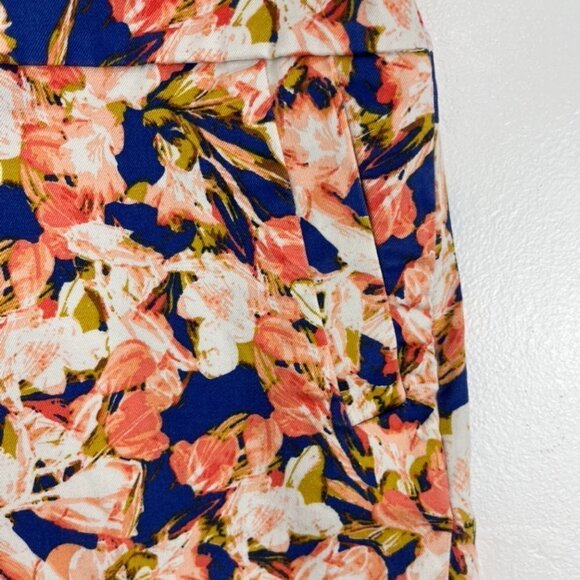 J Crew Factory Floral Stretch Cotton Shorts - Picture 2 of 5